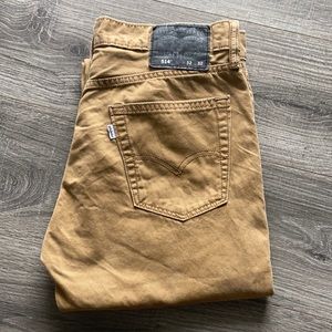 Levi’s 514 soft twill pants in straight fit